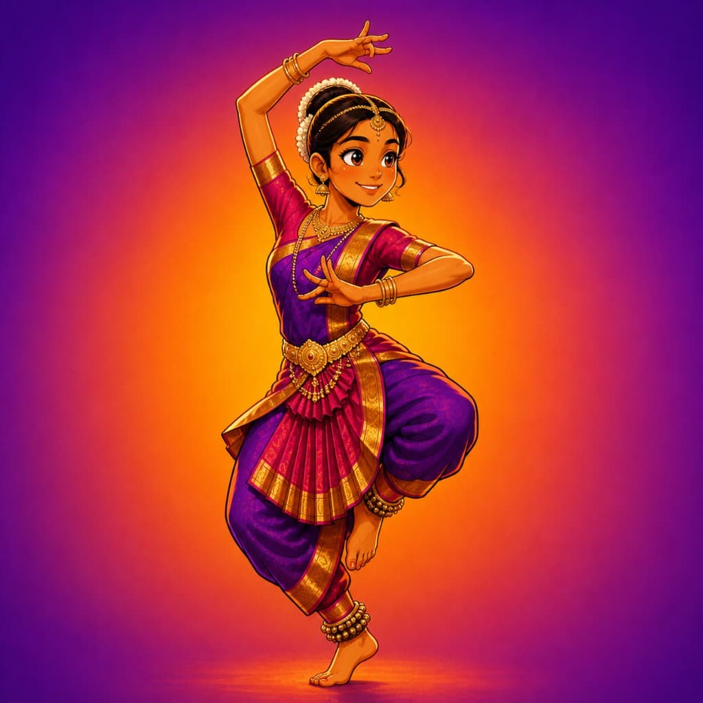 South Indian dance class in West London