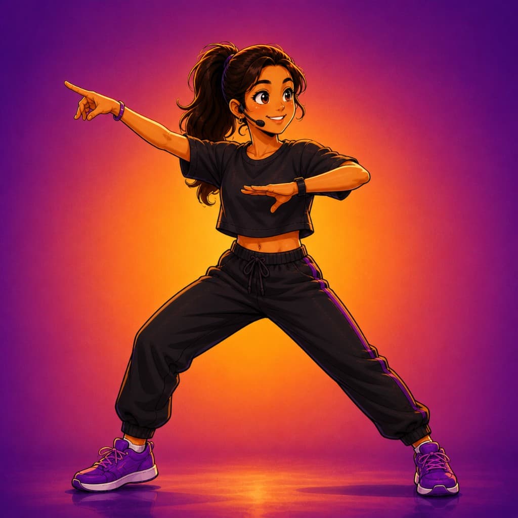 Dance instructor teaching in Hayes